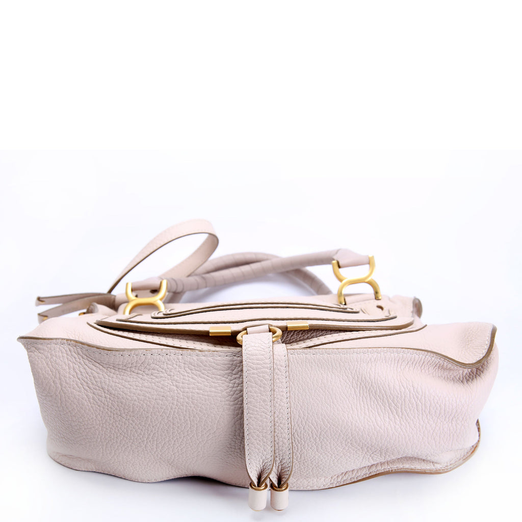Marcie Satchel Medium Beige