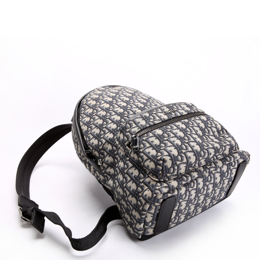 Dior Kids' Rider Oblique Backpack Biege/Black