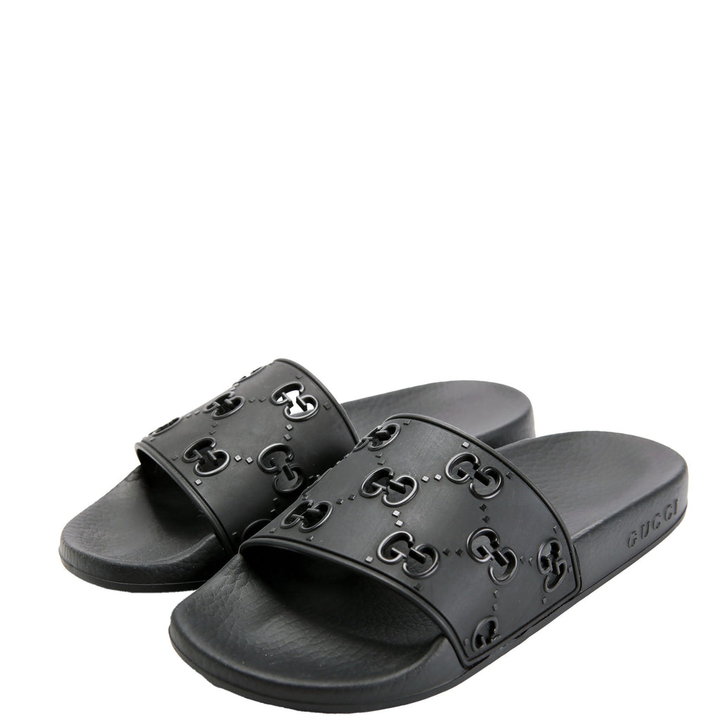 GG Rubber Slides SIze 36 Black