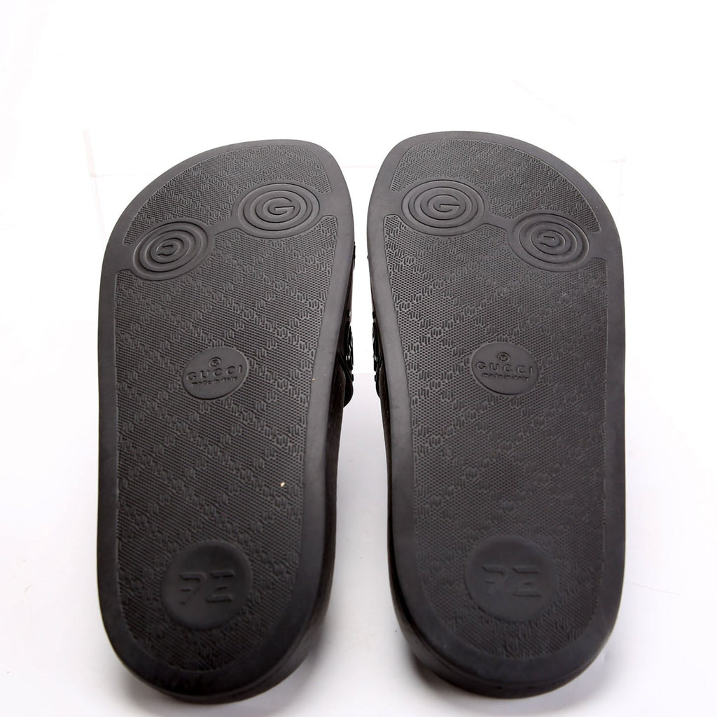 GG Rubber Slides SIze 36 Black