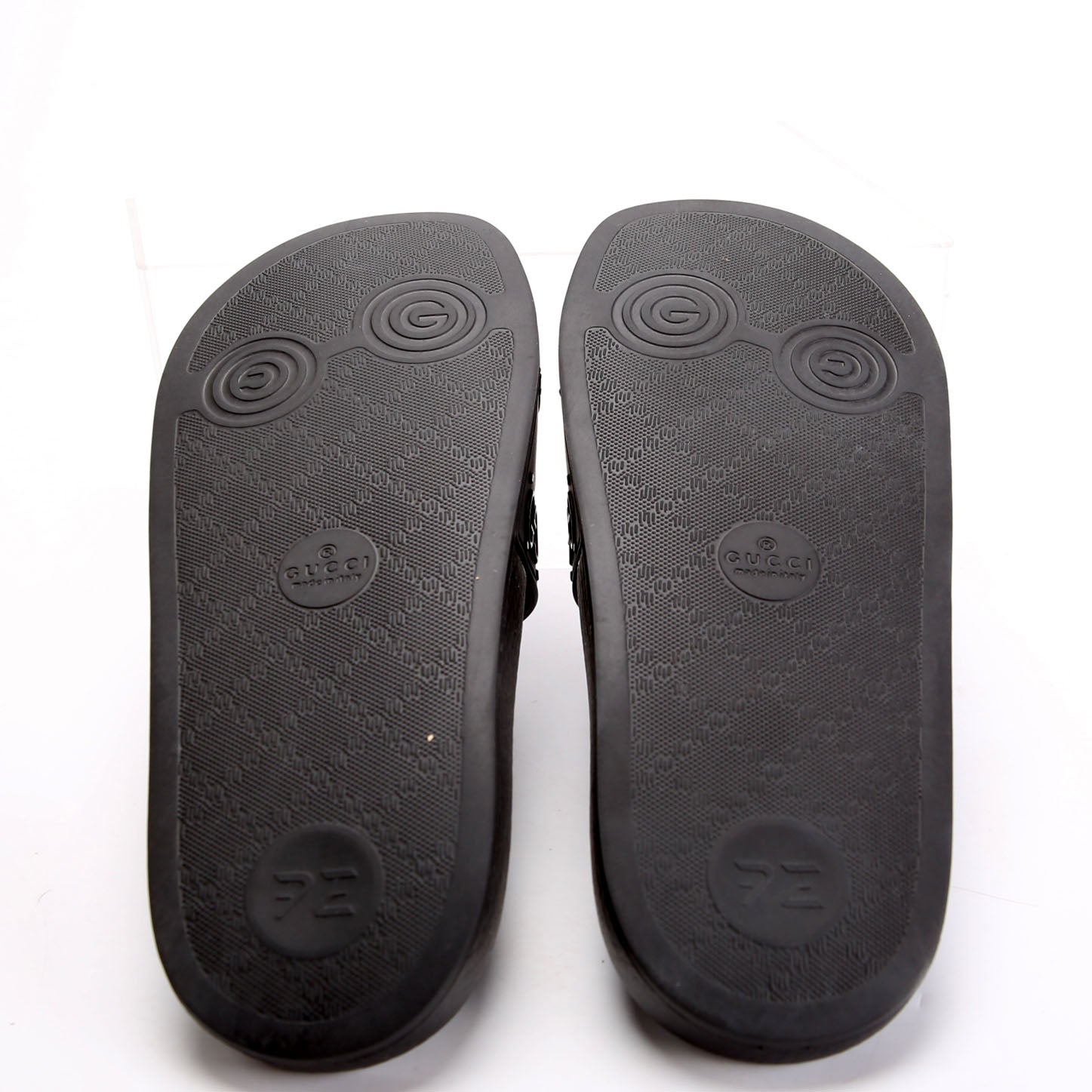 GG Rubber Slides SIze 36 Black