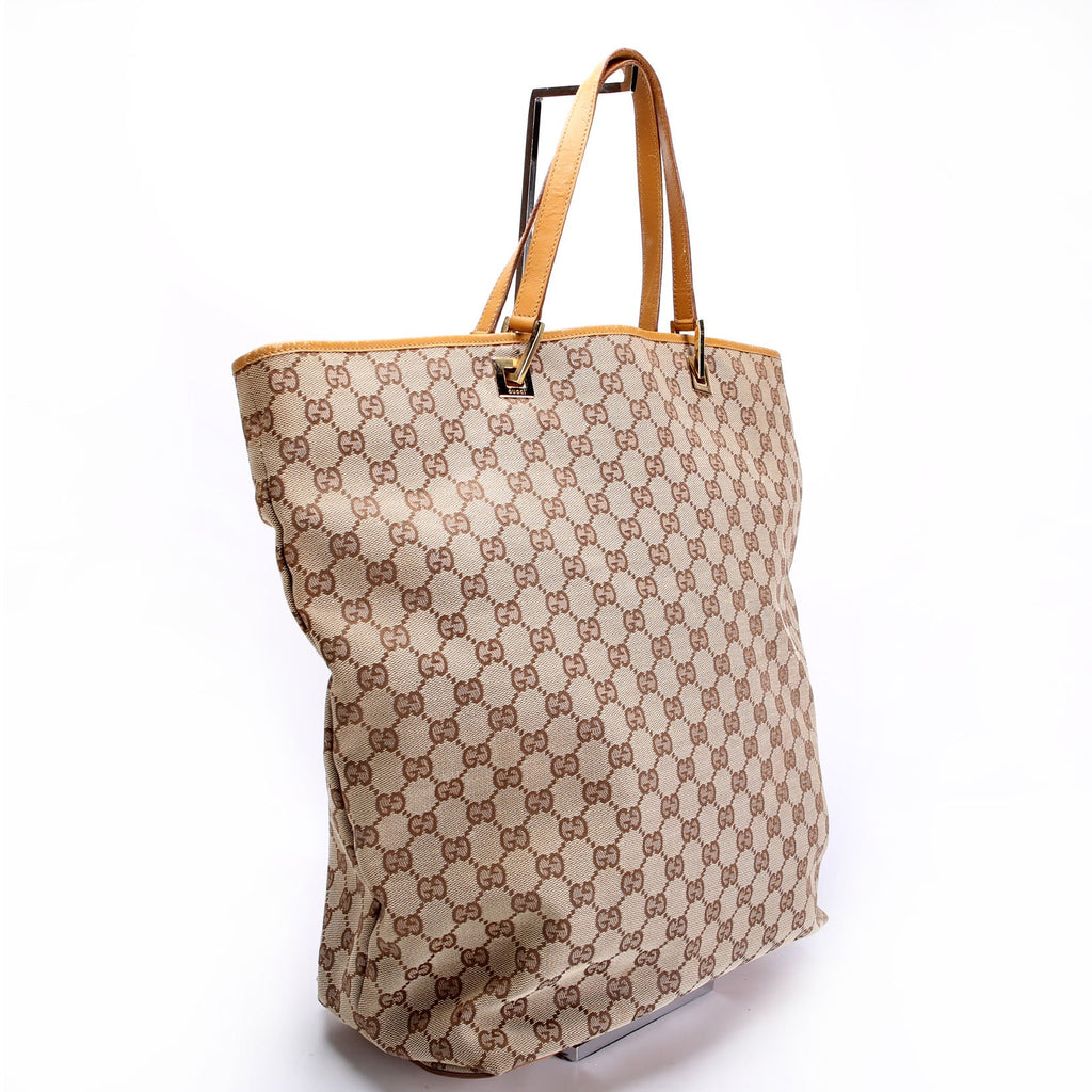 Gucci 002.1097 GG Canvas Tote Large Vintage