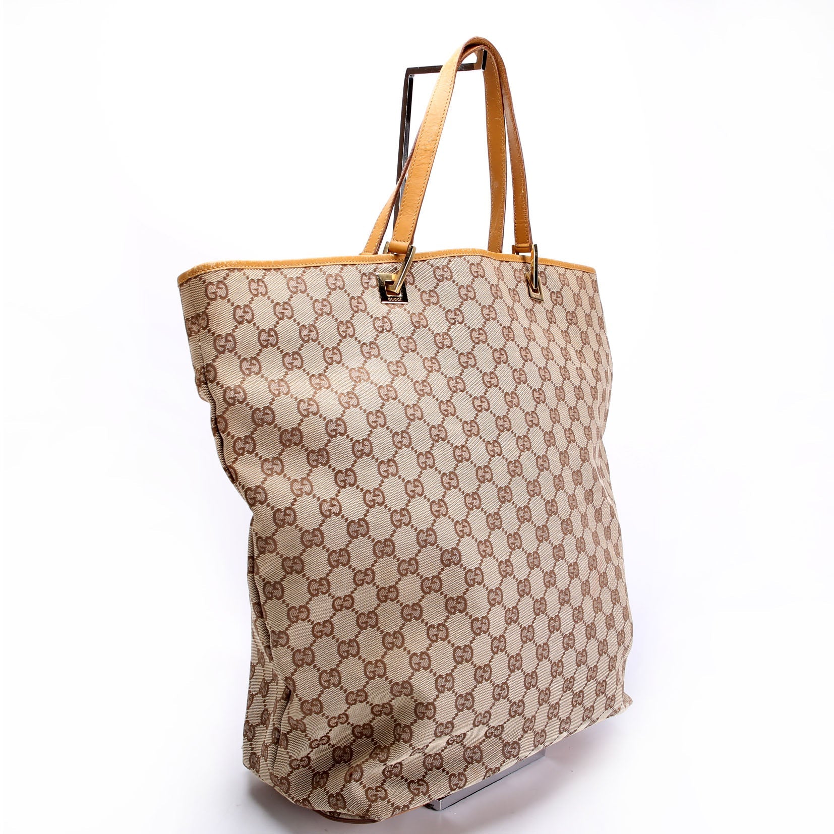 Gucci 002.1097 GG Canvas Tote Large Vintage