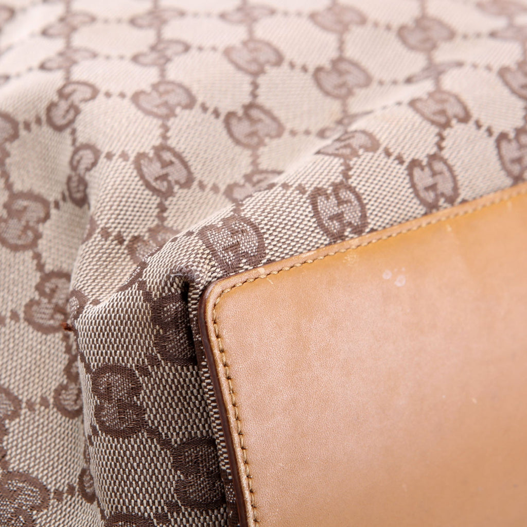 Gucci 002.1097 GG Canvas Tote Large Vintage