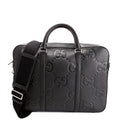 Gucci 658573 Jumbo GG Leather Briefcase