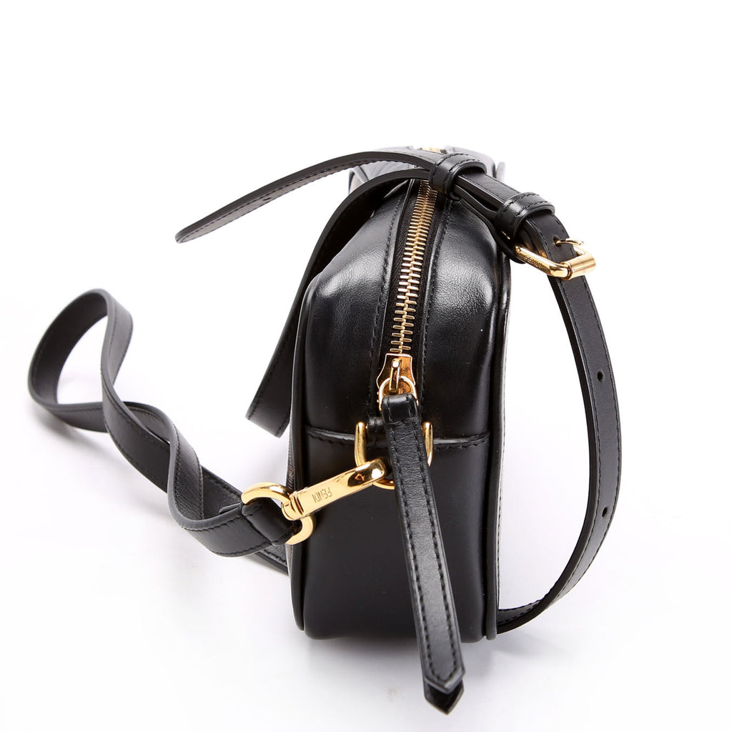 Fendi 8BS019 Zucca Coated Canvas Mini Camera Bag