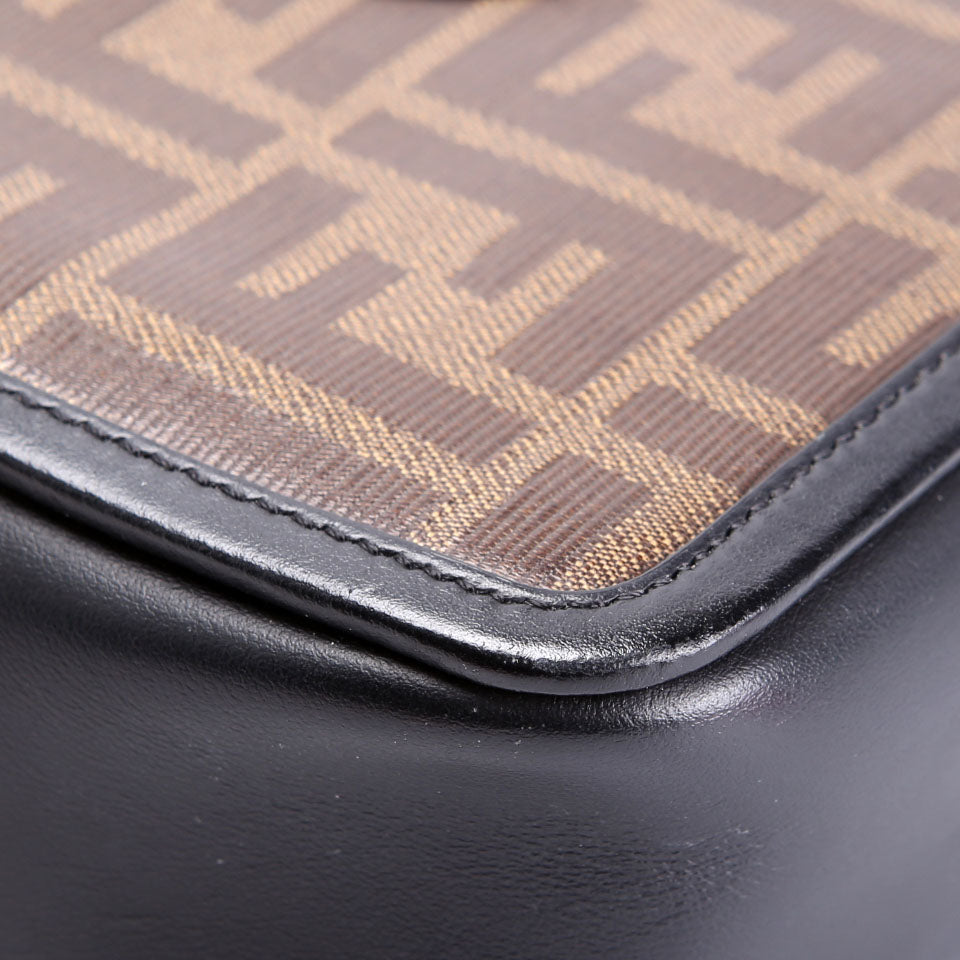 Fendi 8BS019 Zucca Coated Canvas Mini Camera Bag