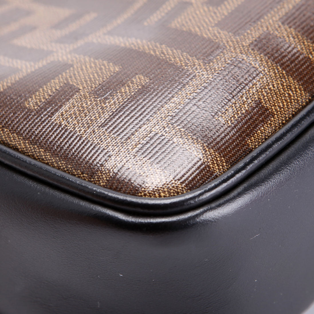 Fendi 8BS019 Zucca Coated Canvas Mini Camera Bag