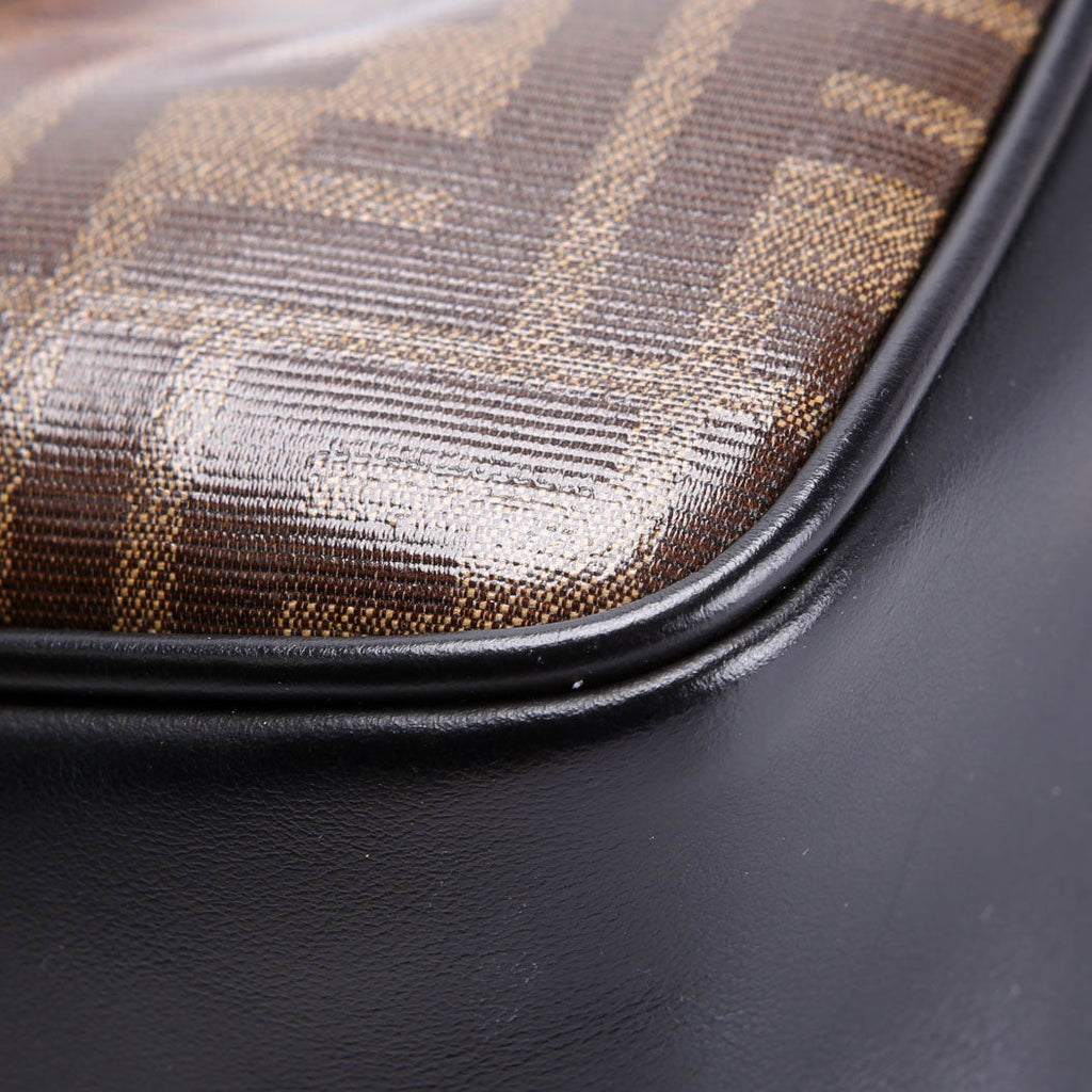 Fendi 8BS019 Zucca Coated Canvas Mini Camera Bag