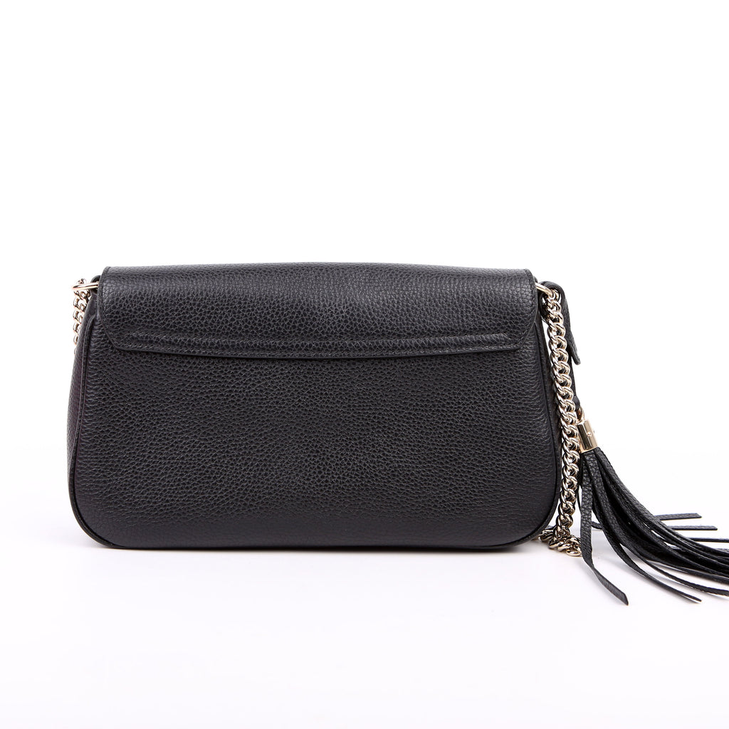 536224 Soho Chain Crossbody Medium Black