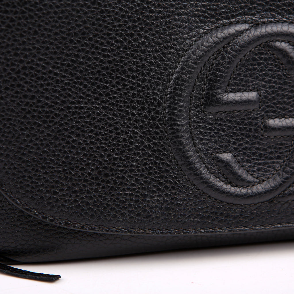536224 Soho Chain Crossbody Medium Black