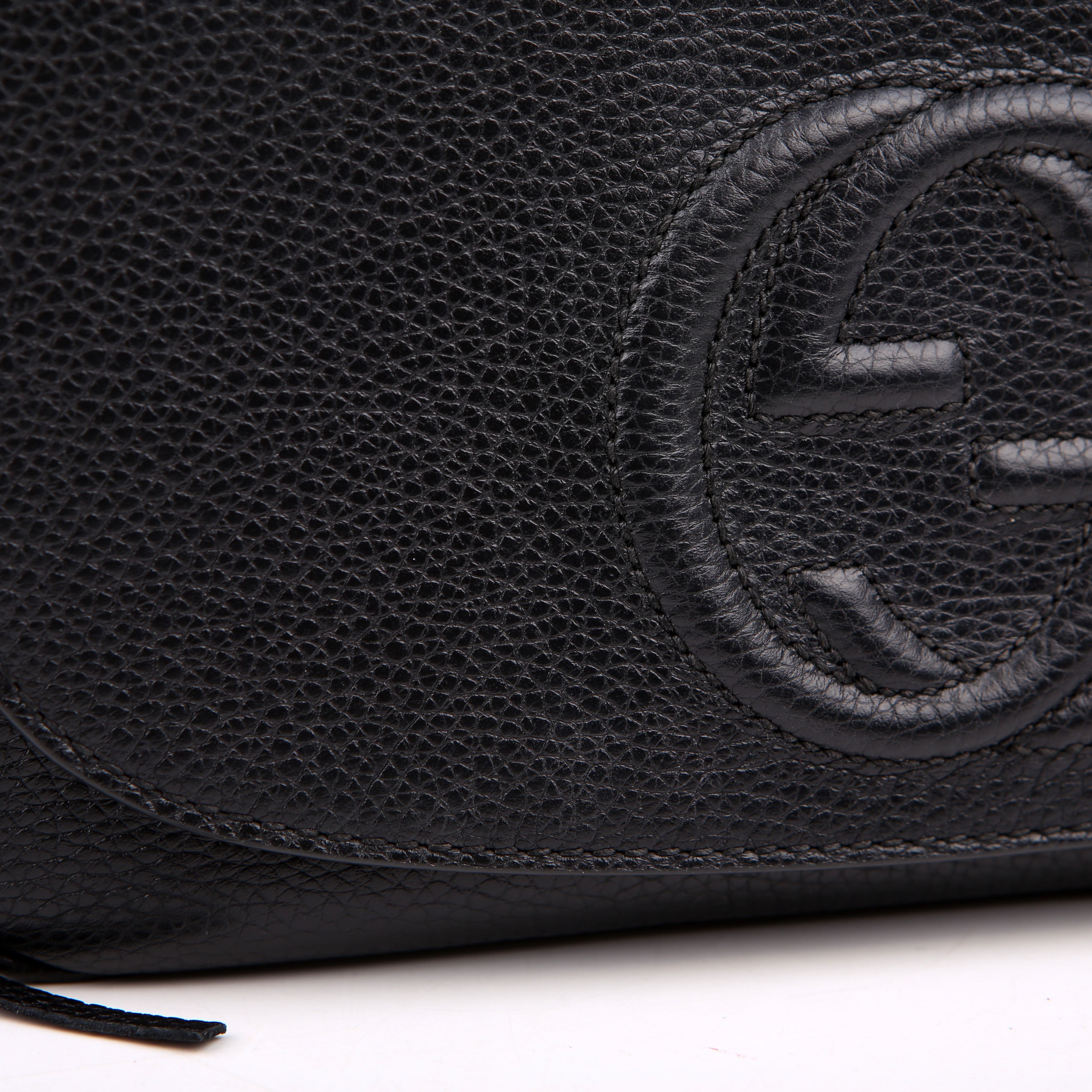 536224 Soho Chain Crossbody Medium Black