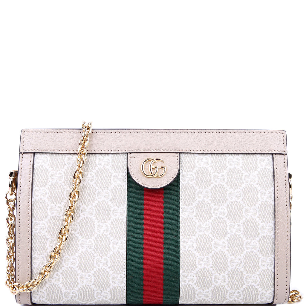 Gucci 503877 GG Supreme Small Chain Tan