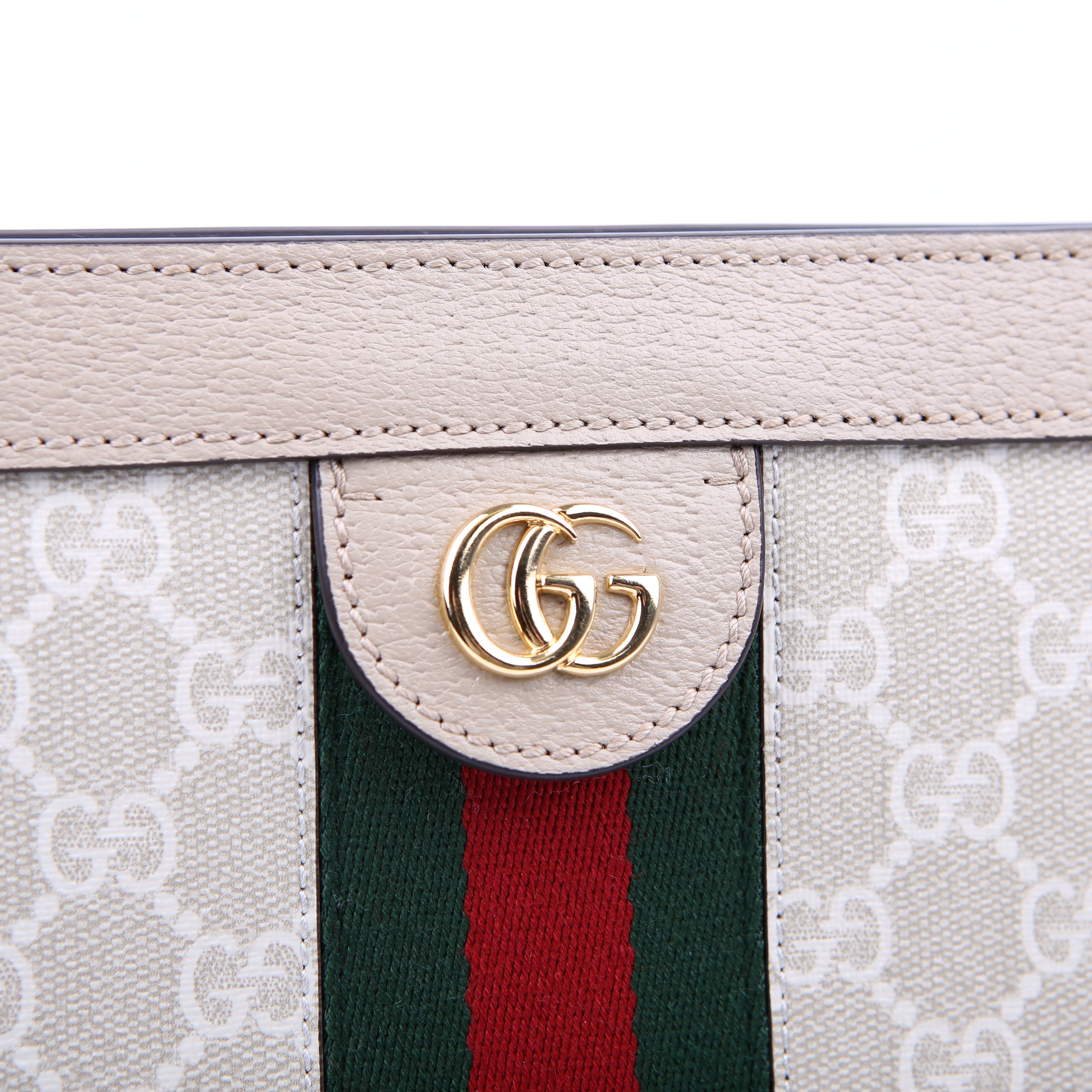 Gucci 503877 GG Supreme Small Chain Tan