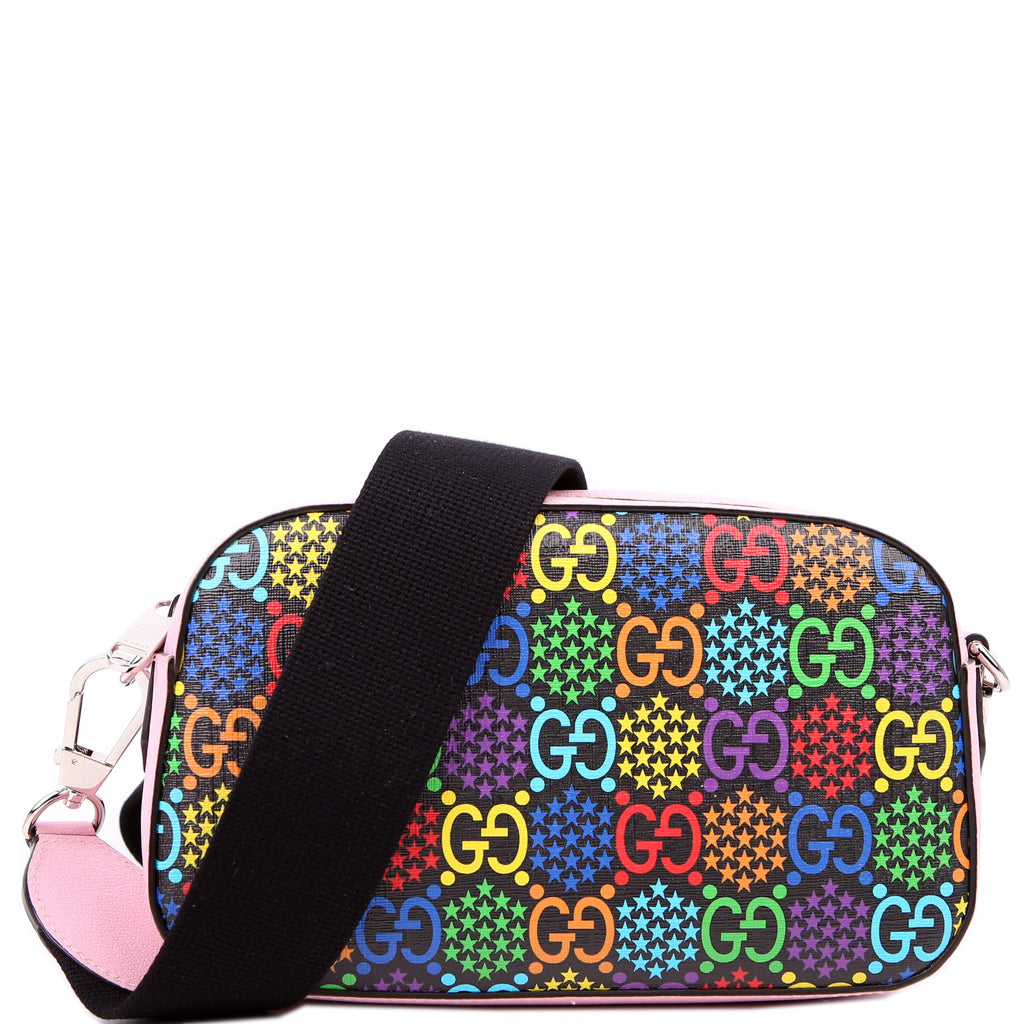 Gucci 574886 GG Psychedelic Shoulder Bag Pink