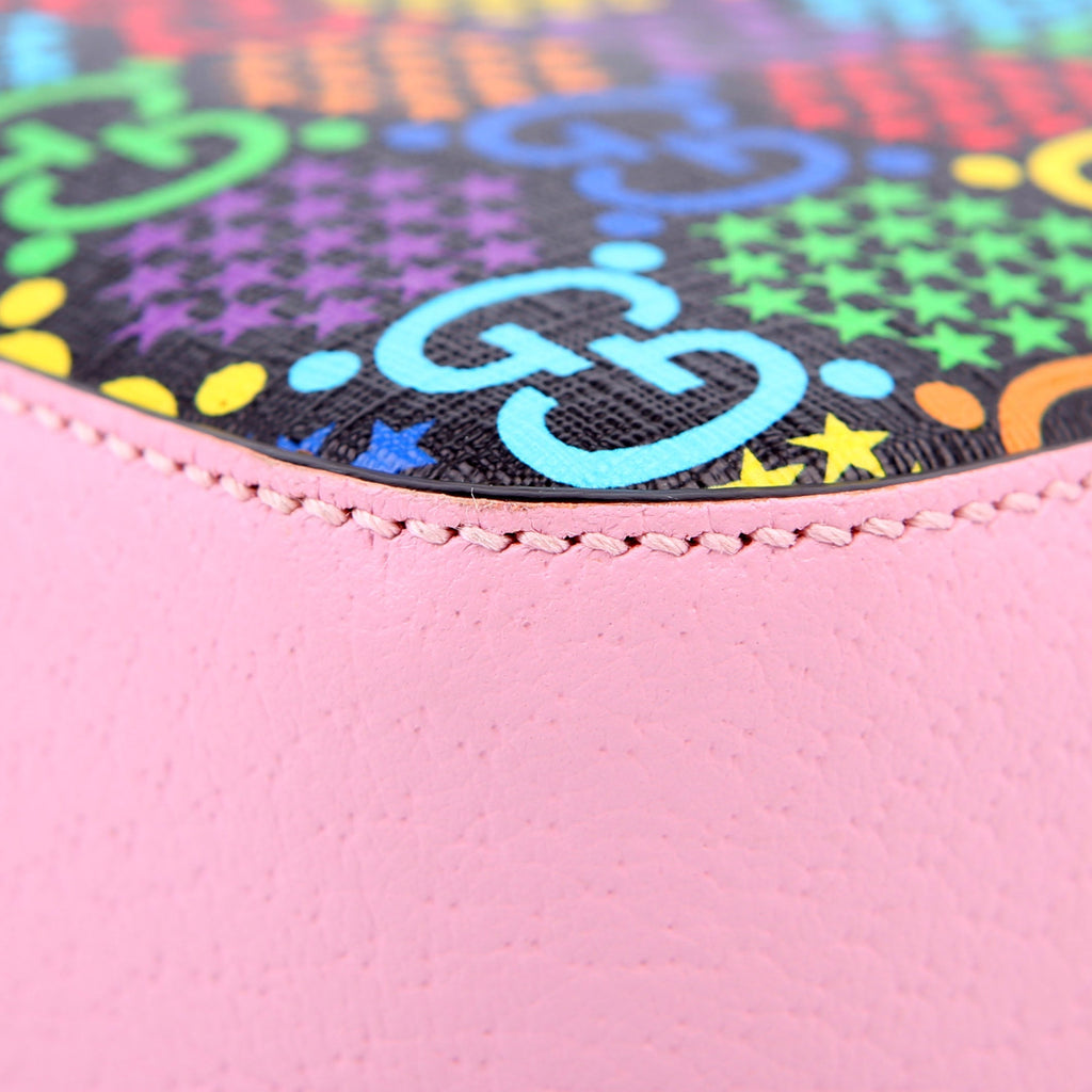 Gucci 574886 GG Psychedelic Shoulder Bag Pink