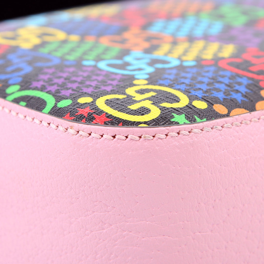 Gucci 574886 GG Psychedelic Shoulder Bag Pink