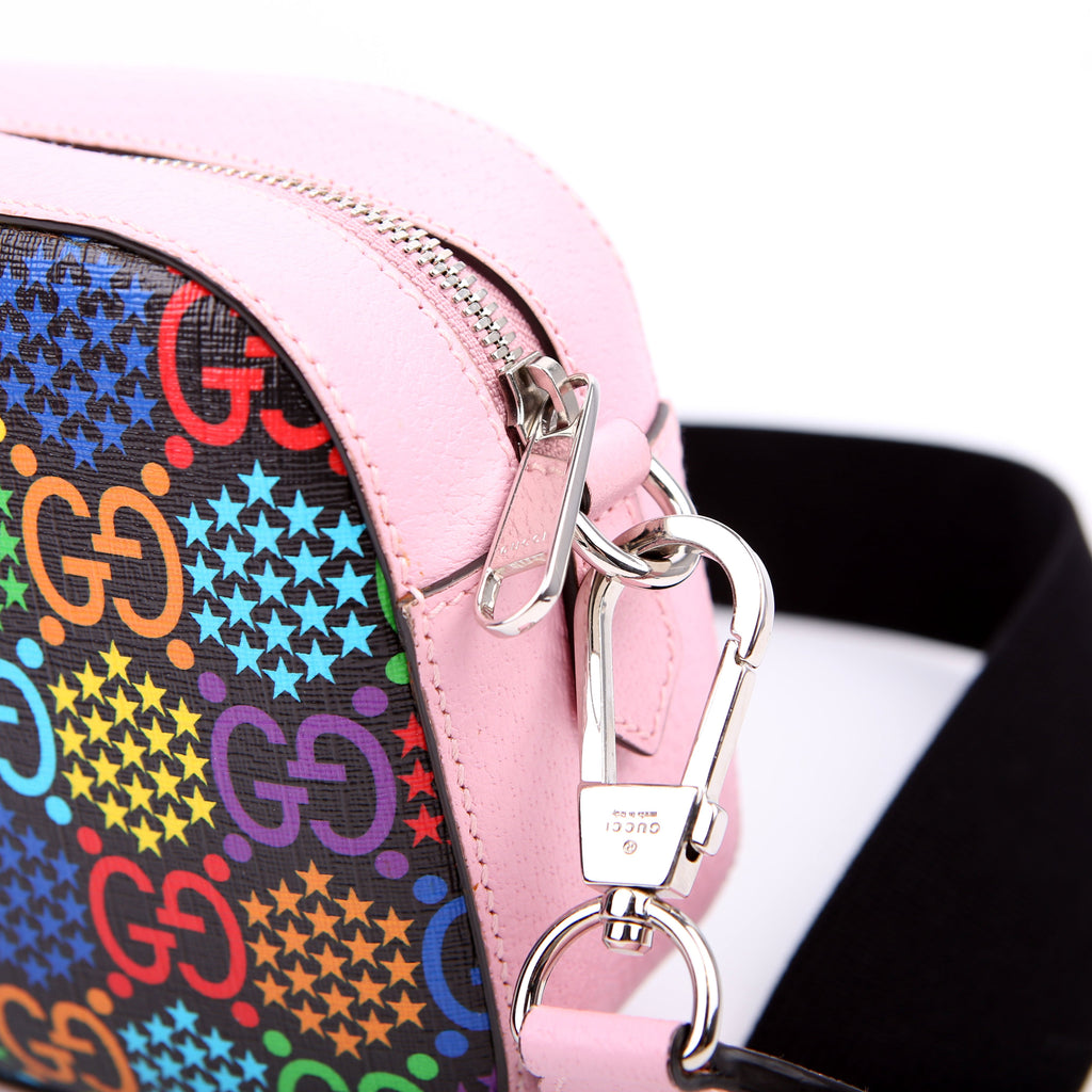 Gucci 574886 GG Psychedelic Shoulder Bag Pink
