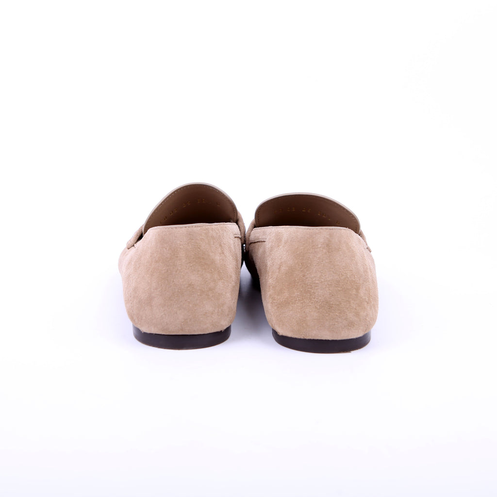 Dior Boy Loafers Suede Tan Size 38.5