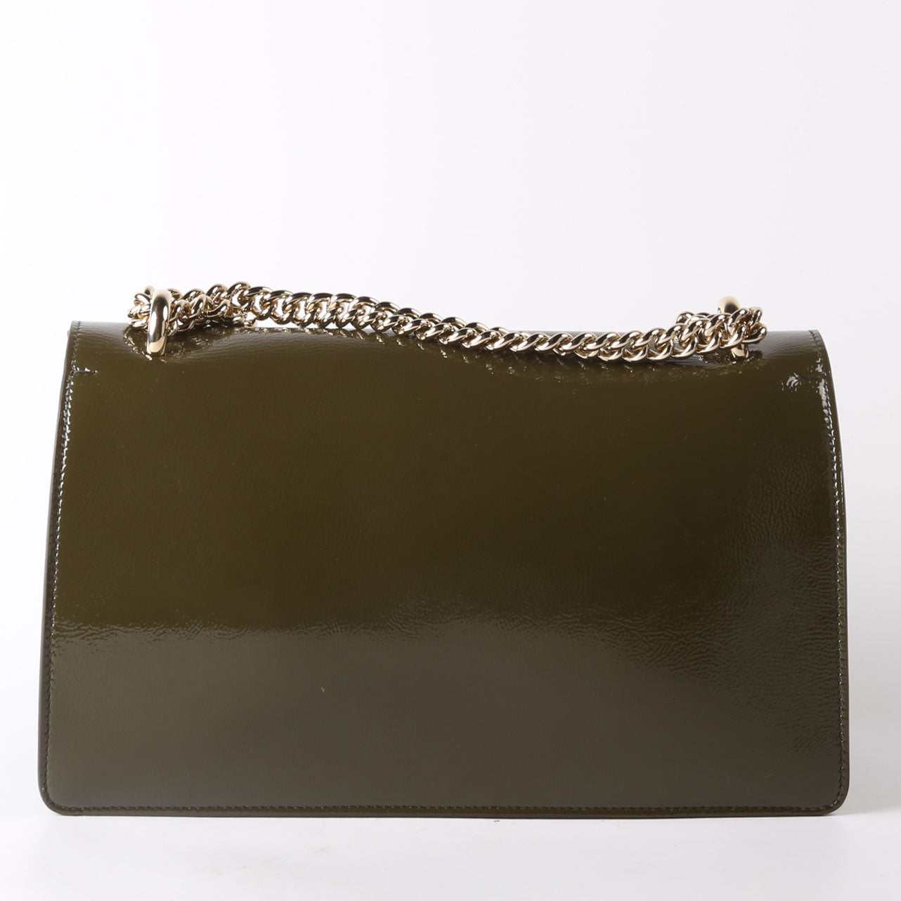 Gucci 795005 Dionysus Small Patent Leather Olive