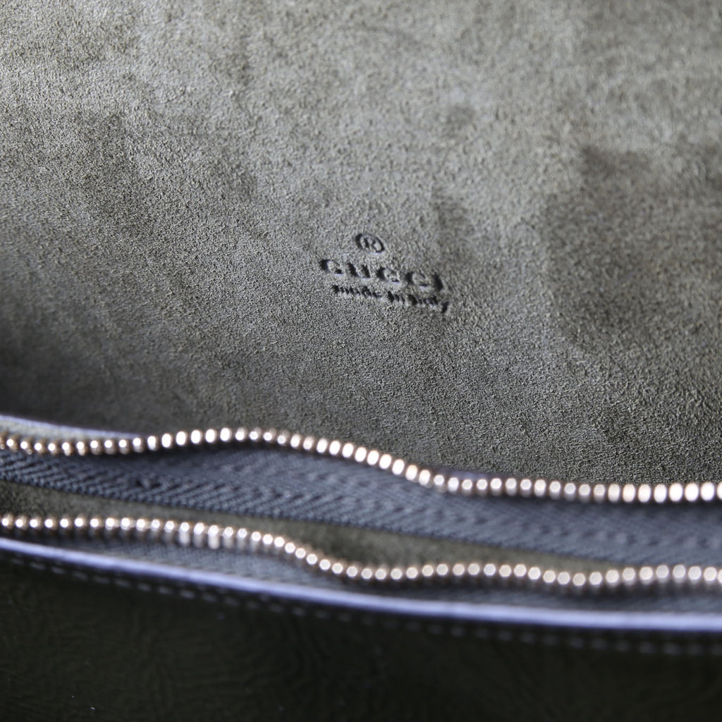 Gucci 795005 Dionysus Small Patent Leather Olive