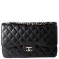 Classic Flap Jumbo Caviar 25M Black
