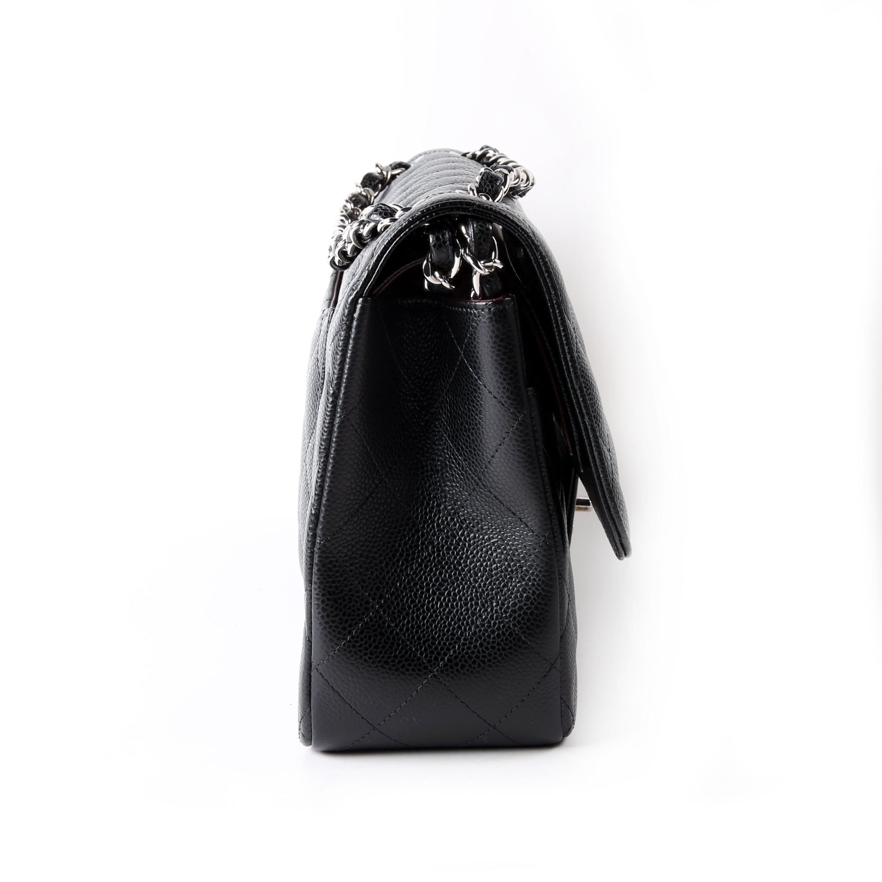 Classic Flap Jumbo Caviar 25M Black