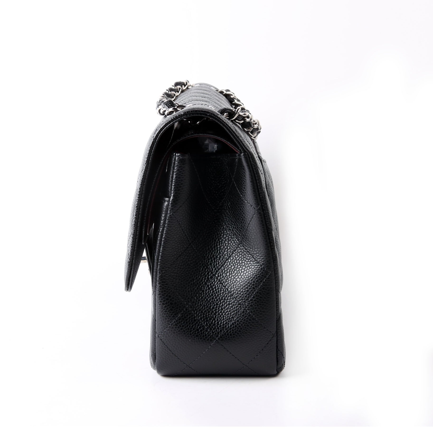 Classic Flap Jumbo Caviar 25M Black