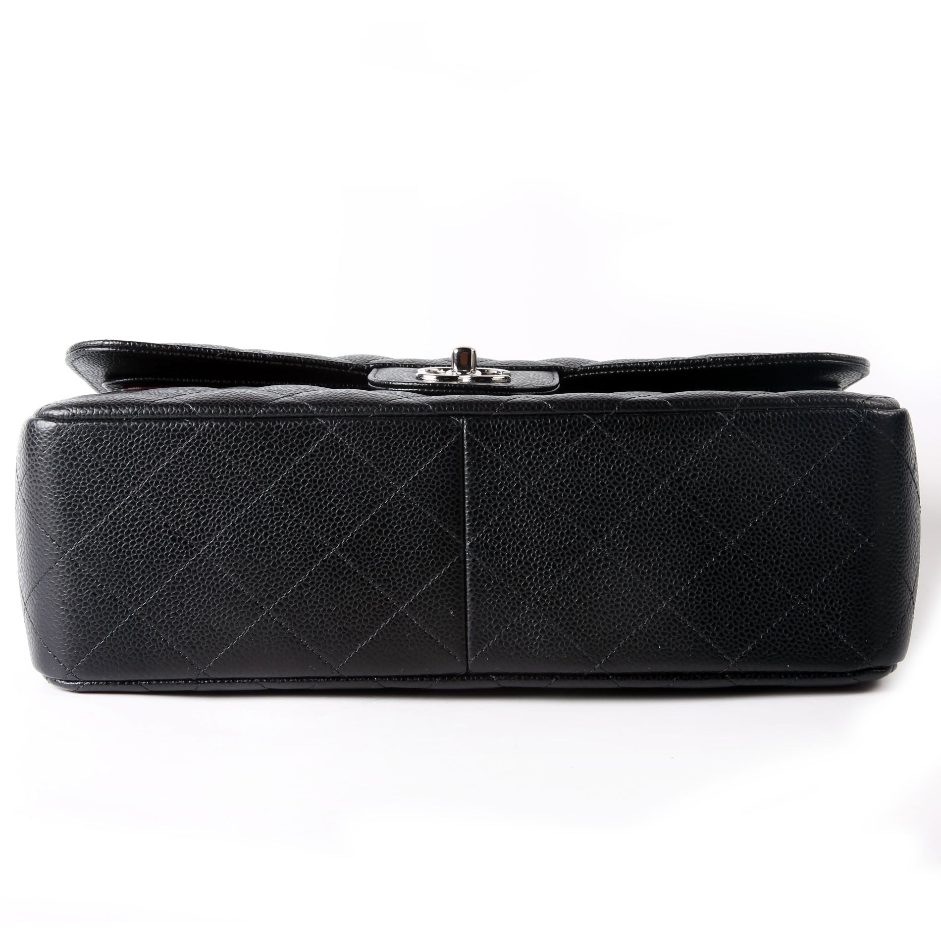 Classic Flap Jumbo Caviar 25M Black