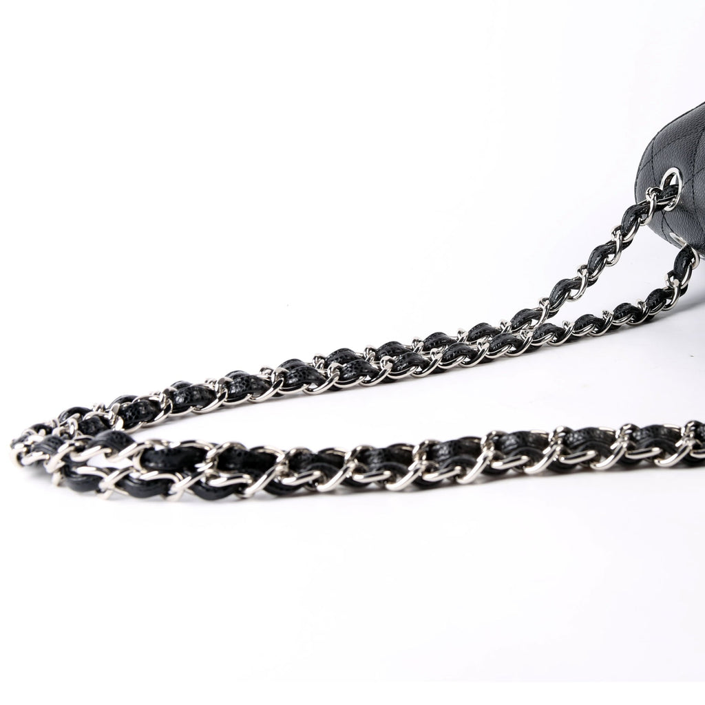 Classic Flap Jumbo Caviar 25M Black