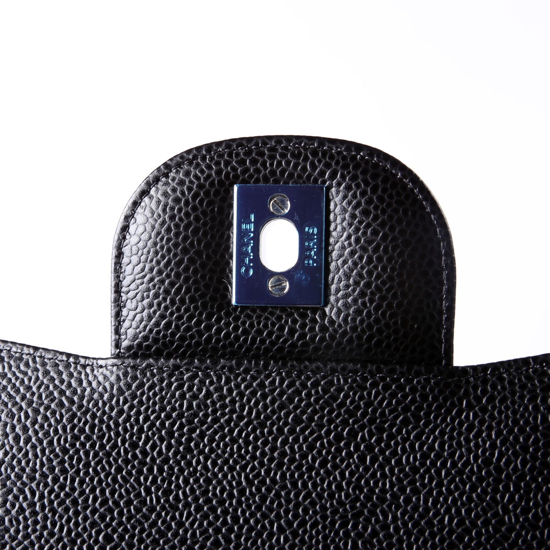 Classic Flap Jumbo Caviar 25M Black
