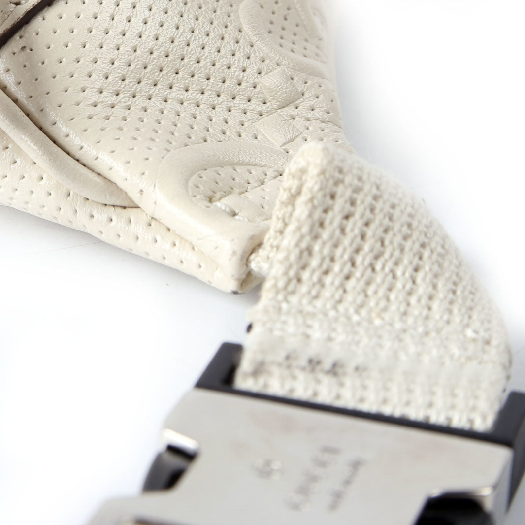 Gucci 658582 GG Embossed Belt Bag Ivory