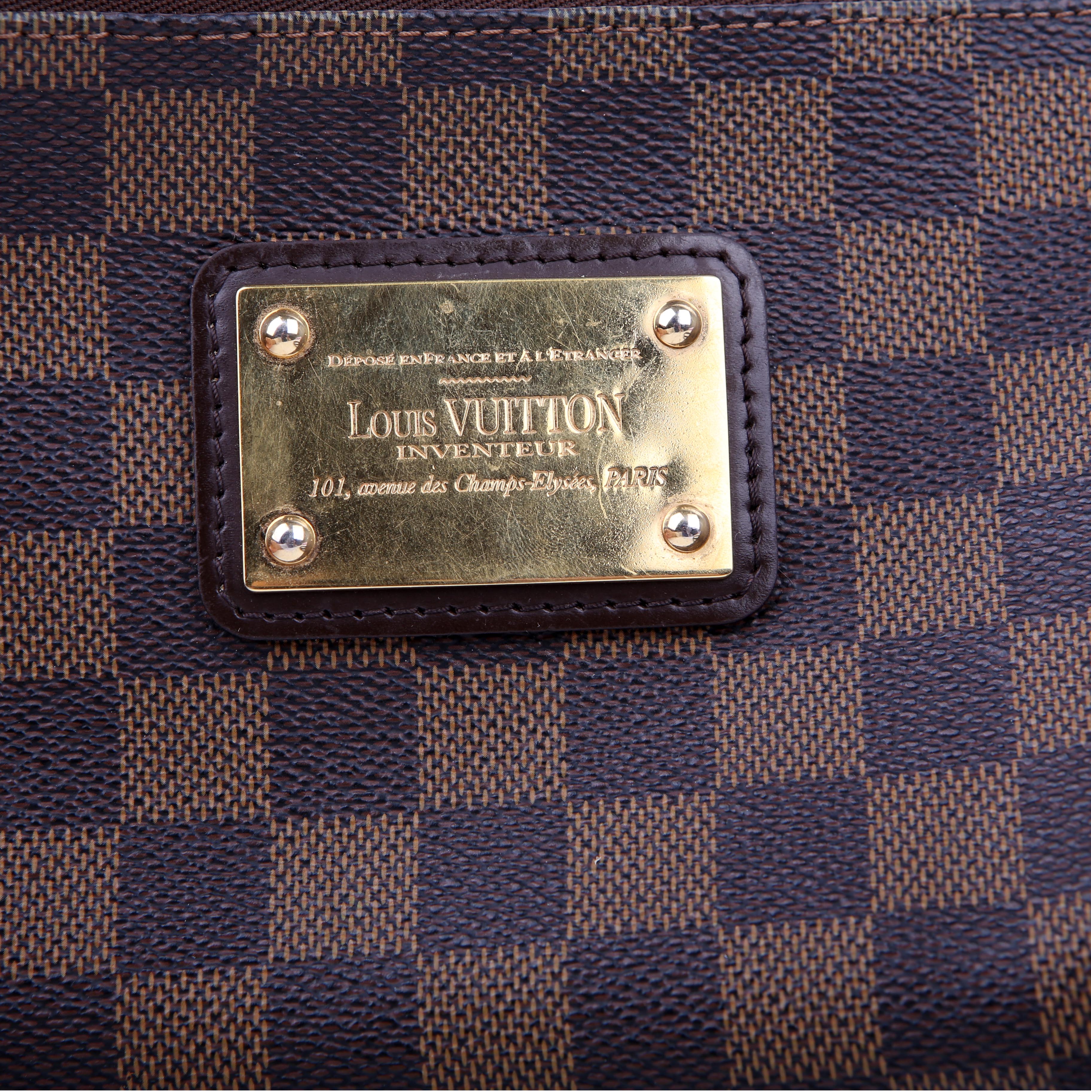 Eva Clutch Damier Ebene