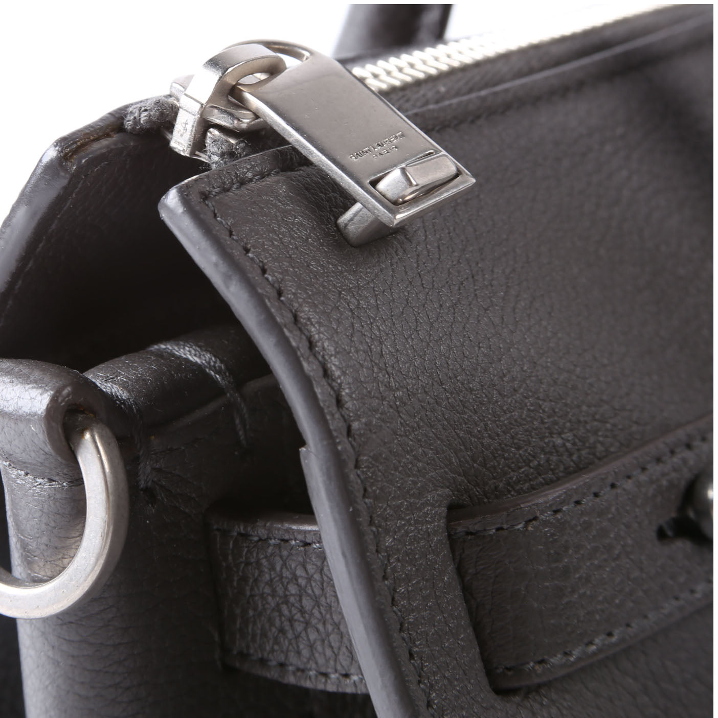 SAINT LAURENT Sac De Jour Baby Supple 4911715 Grey