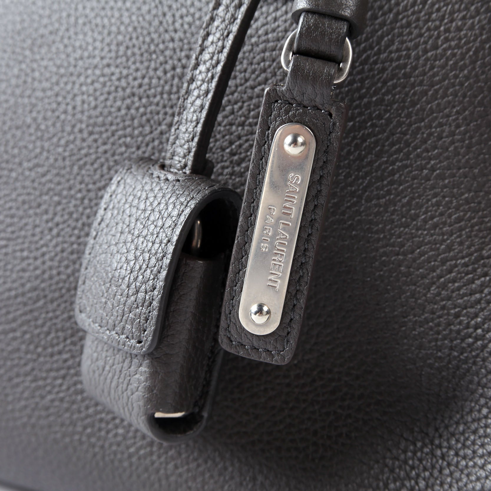 SAINT LAURENT Sac De Jour Baby Supple 4911715 Grey