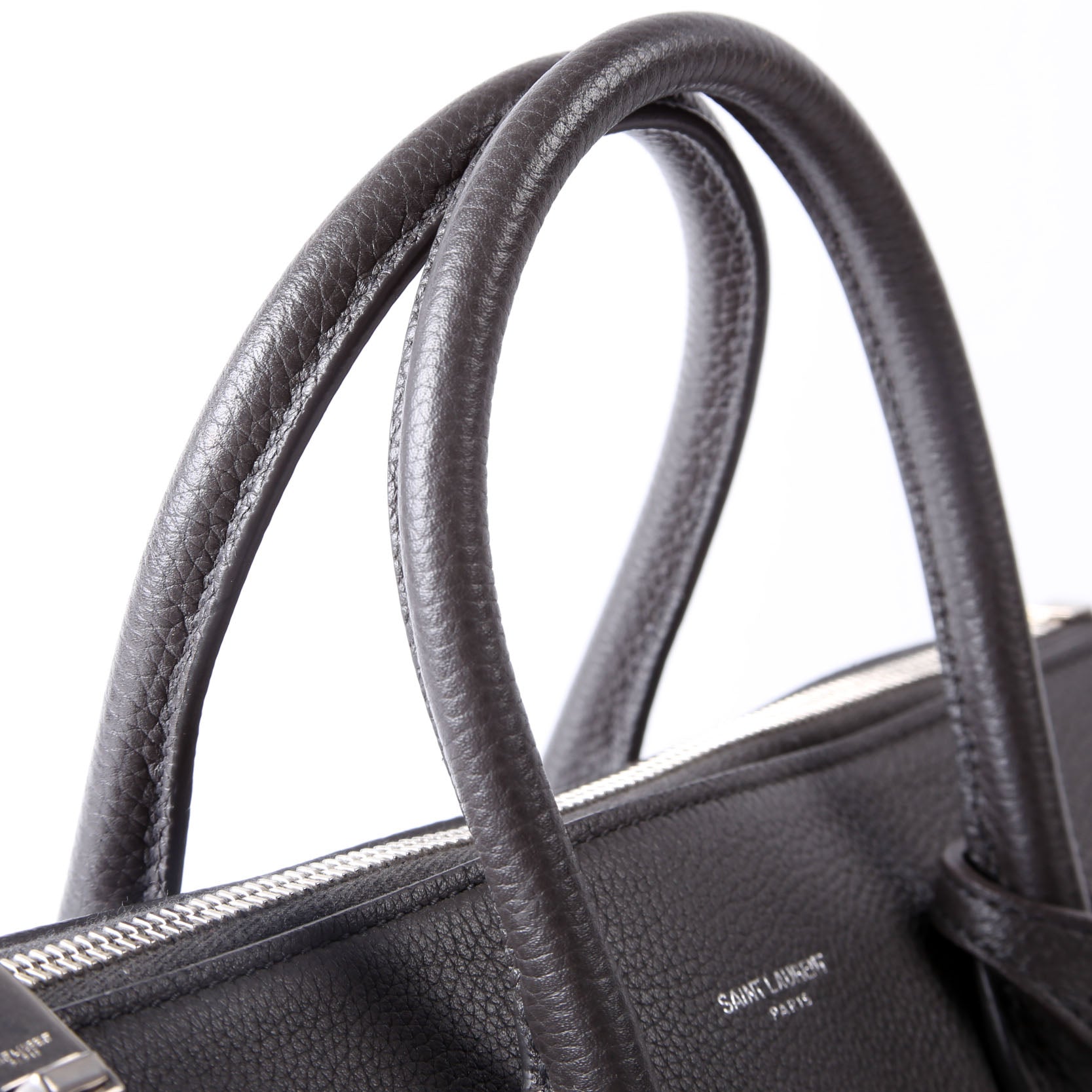 SAINT LAURENT Sac De Jour Baby Supple 4911715 Grey