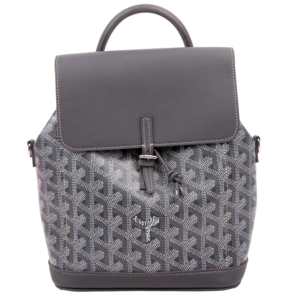 Alpin Backpack Goyardine Canvas Grey