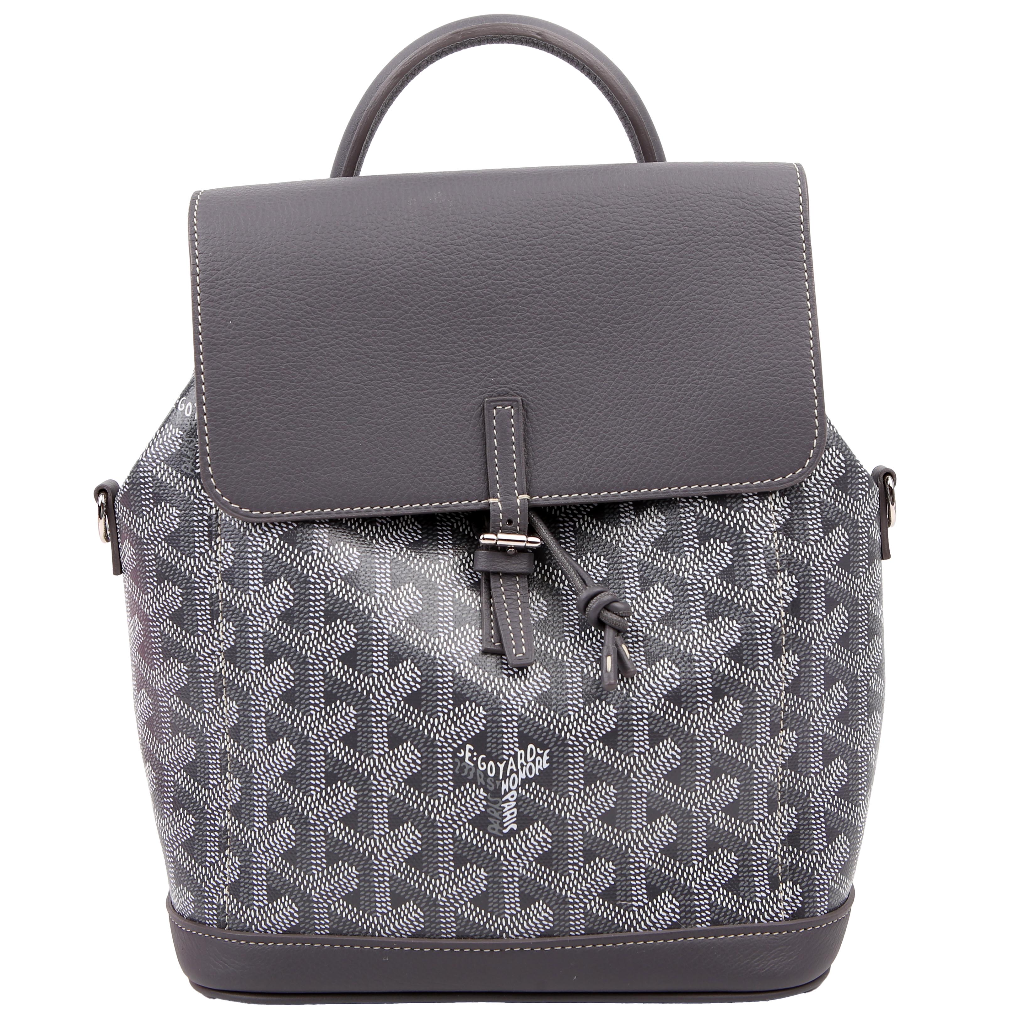 Alpin Backpack Goyardine Canvas Grey