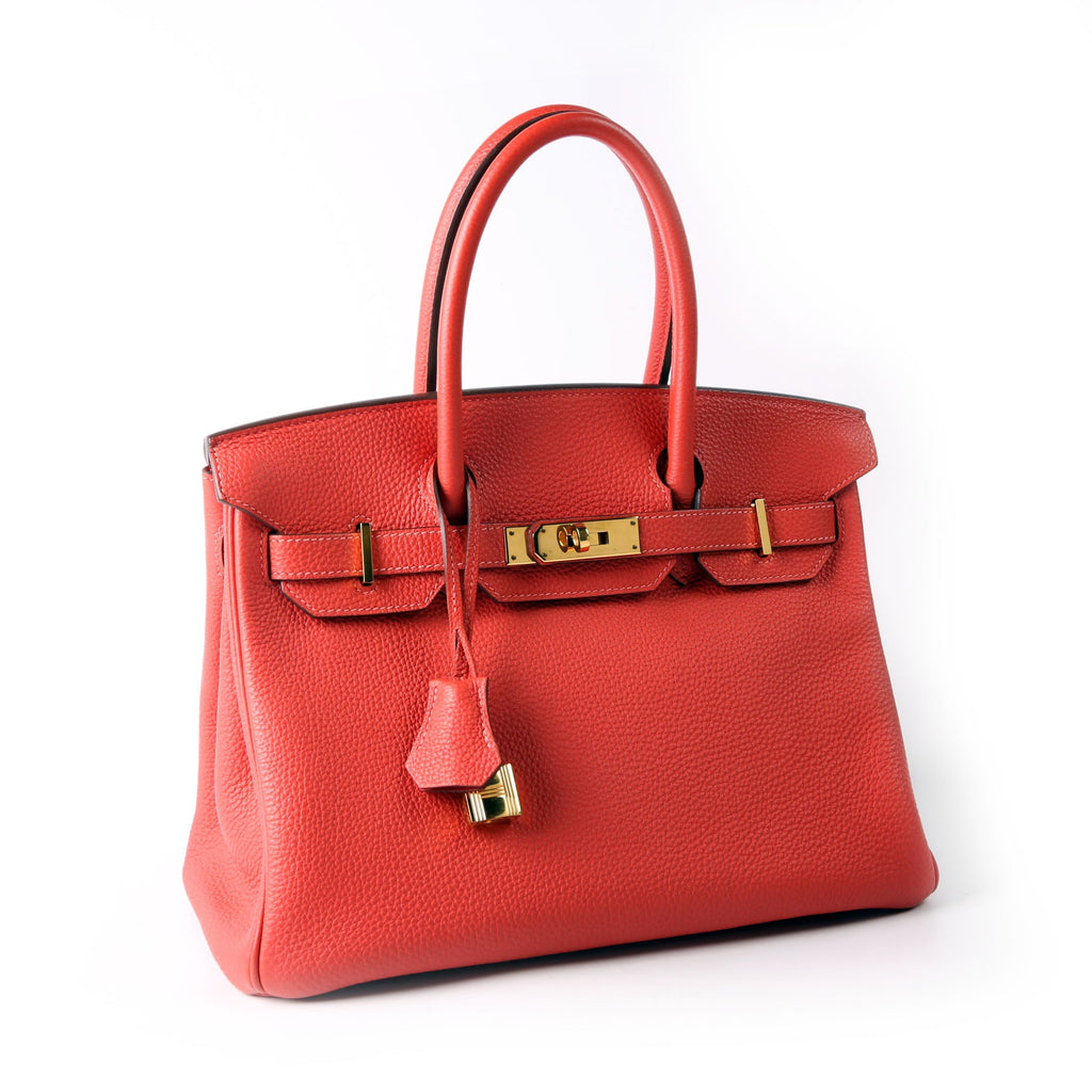Hermes Birkin 30 Togo 2014 Capucine/Gold