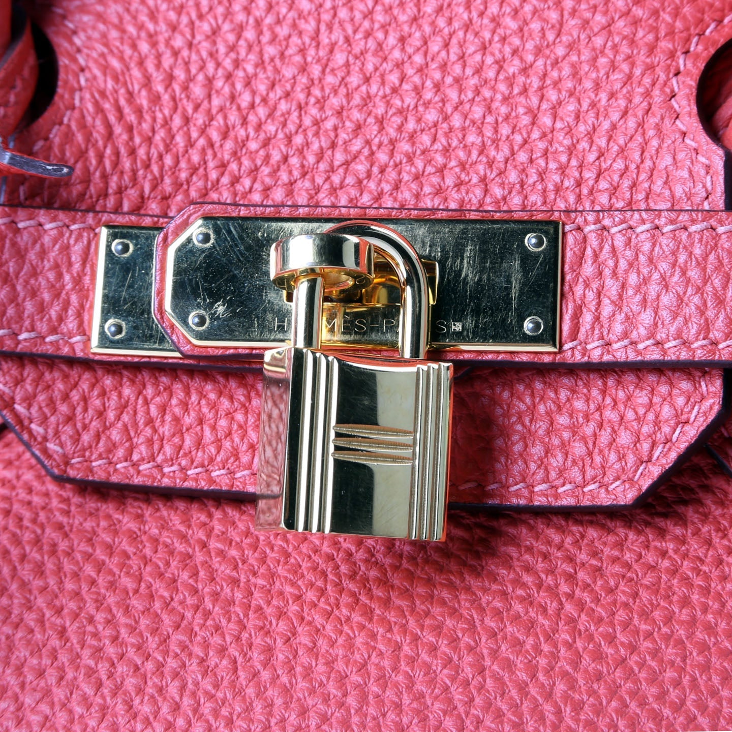 Hermes Birkin 30 Togo 2014 Capucine/Gold