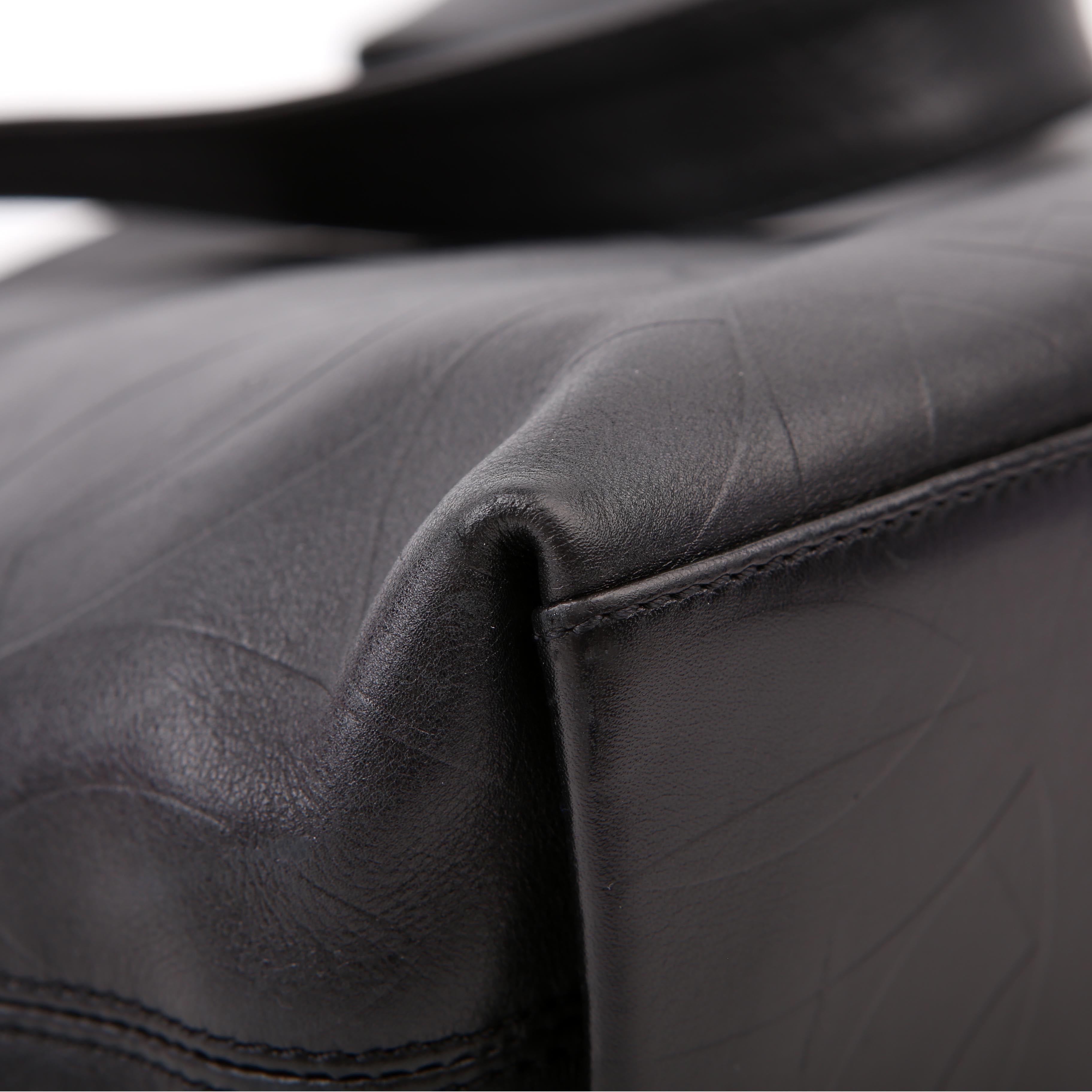 Coco Mark Embossed Tote 6M Black