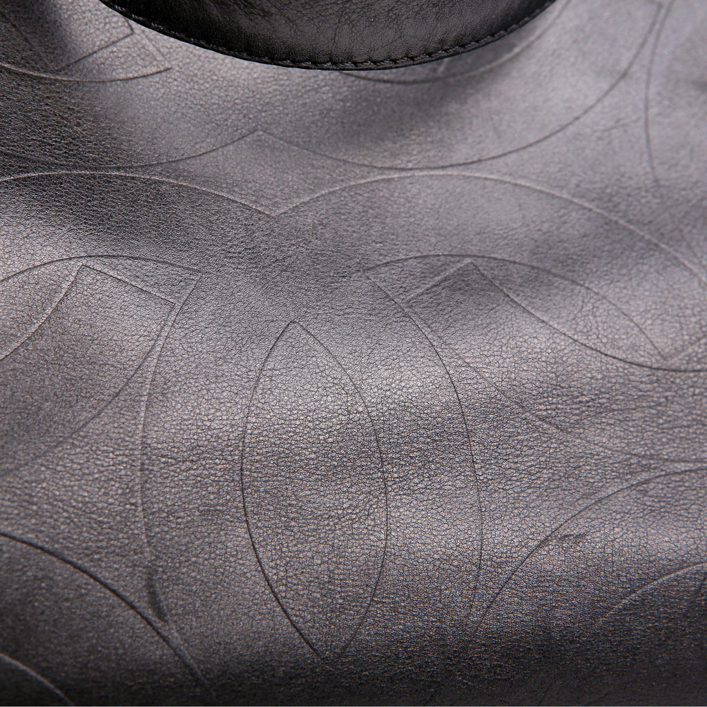 Coco Mark Embossed Tote 6M Black