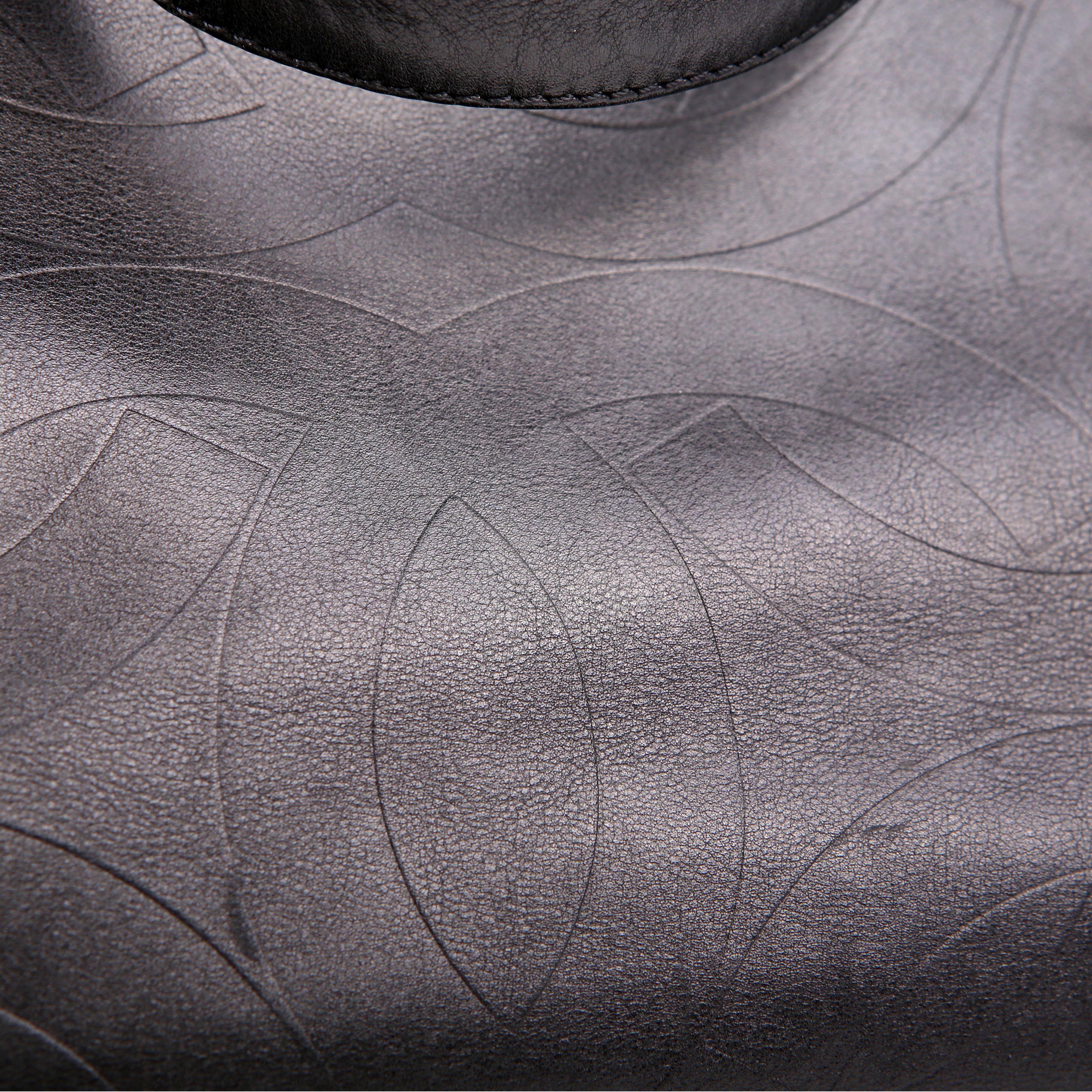 Coco Mark Embossed Tote 6M Black