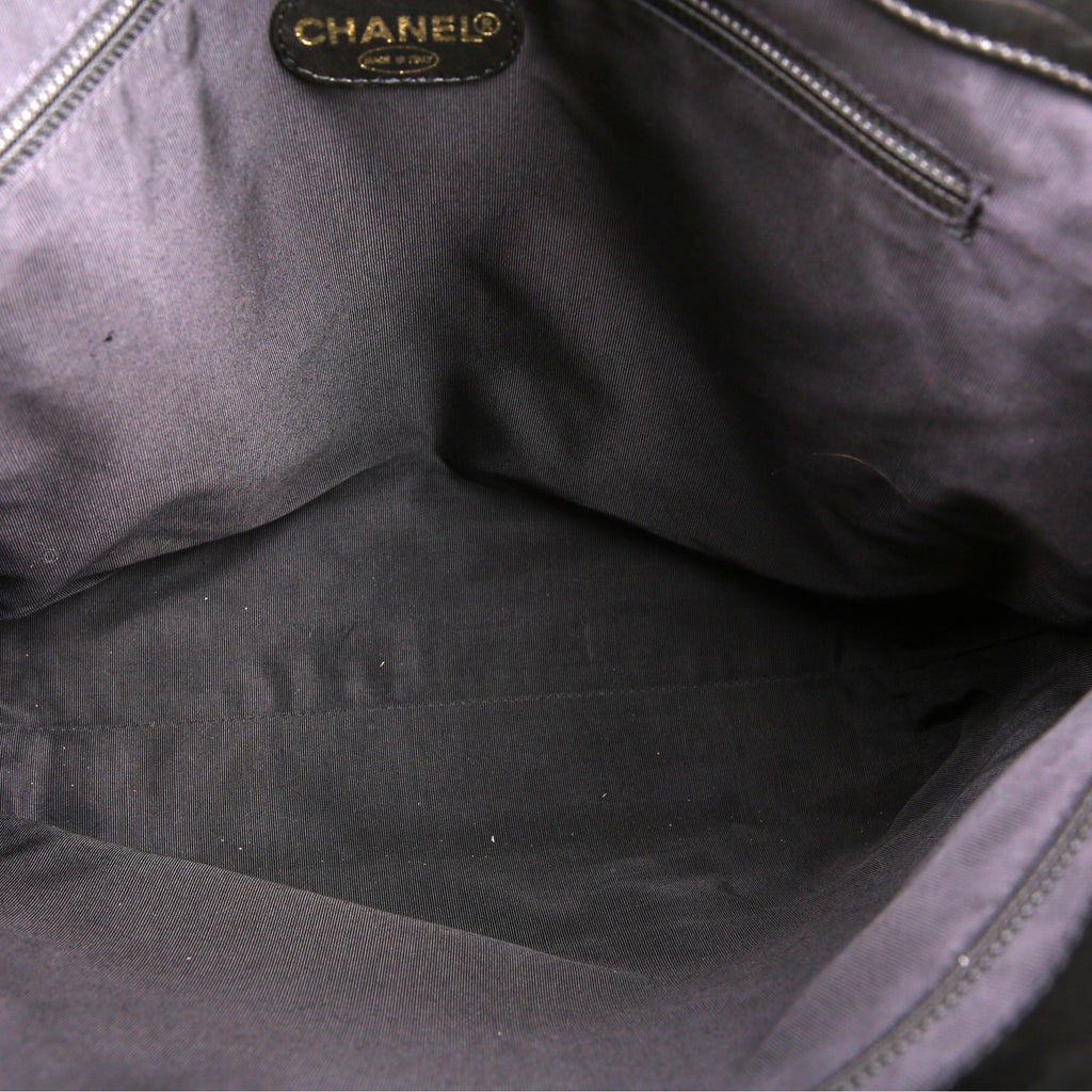 Coco Mark Embossed Tote 6M Black