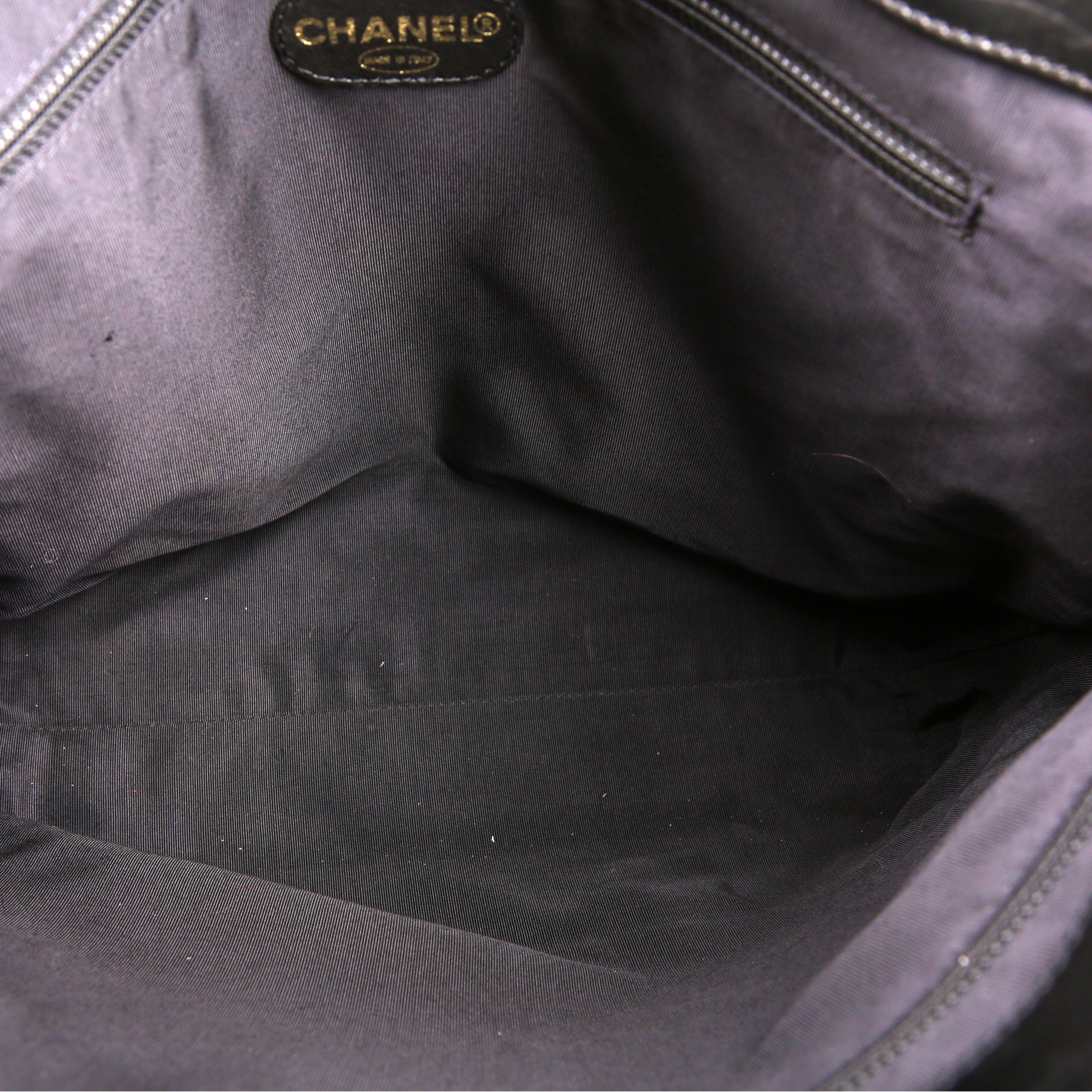 Coco Mark Embossed Tote 6M Black
