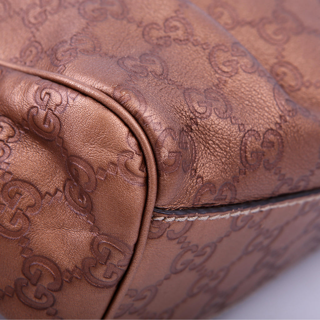 Gucci 211944 Sukey GG Leather Medium Copper