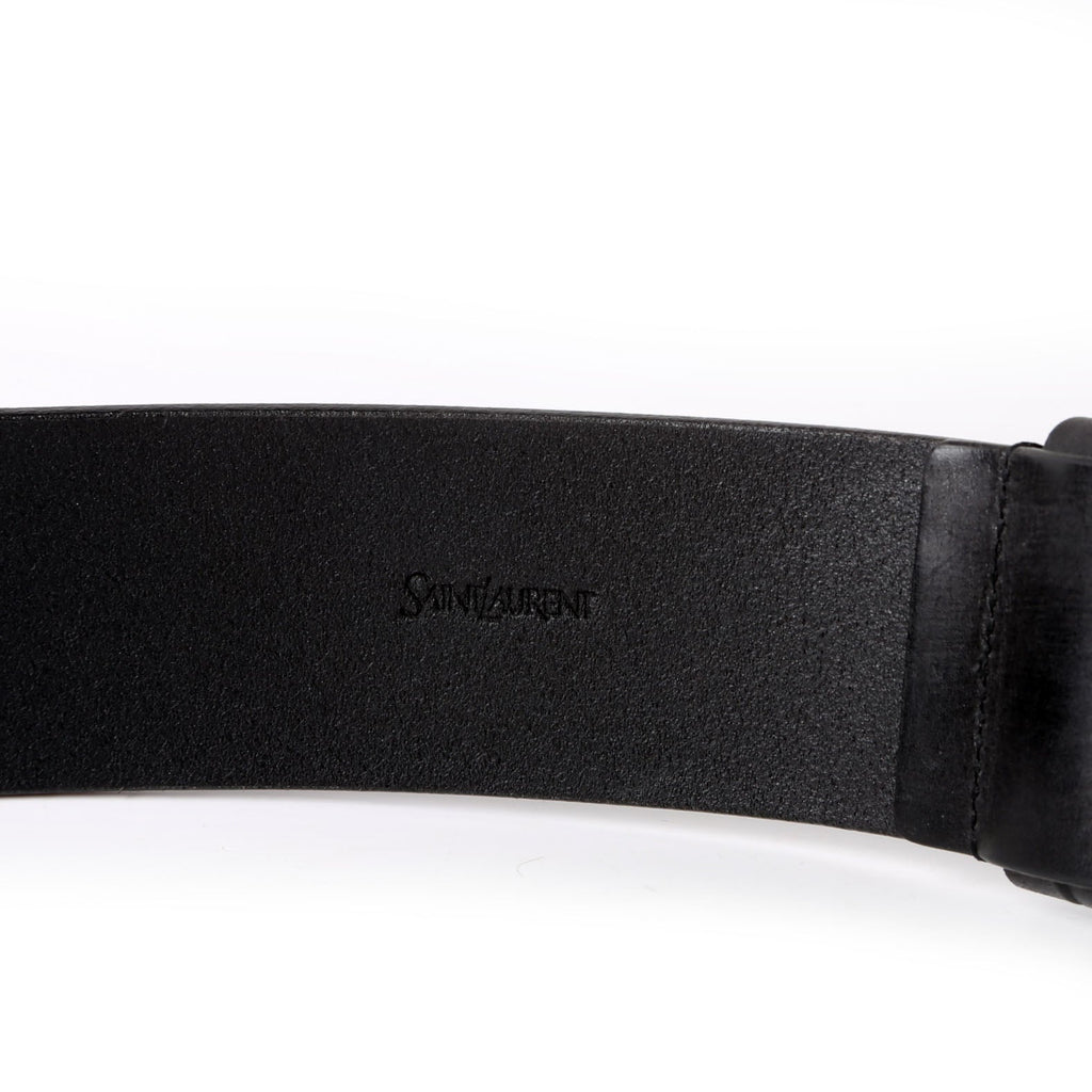 SAINT LAURENT Motocycle Belt 841409 Black