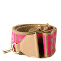 Fendi 8AV386 Strap You FF Fabric Strap Brown/Pink