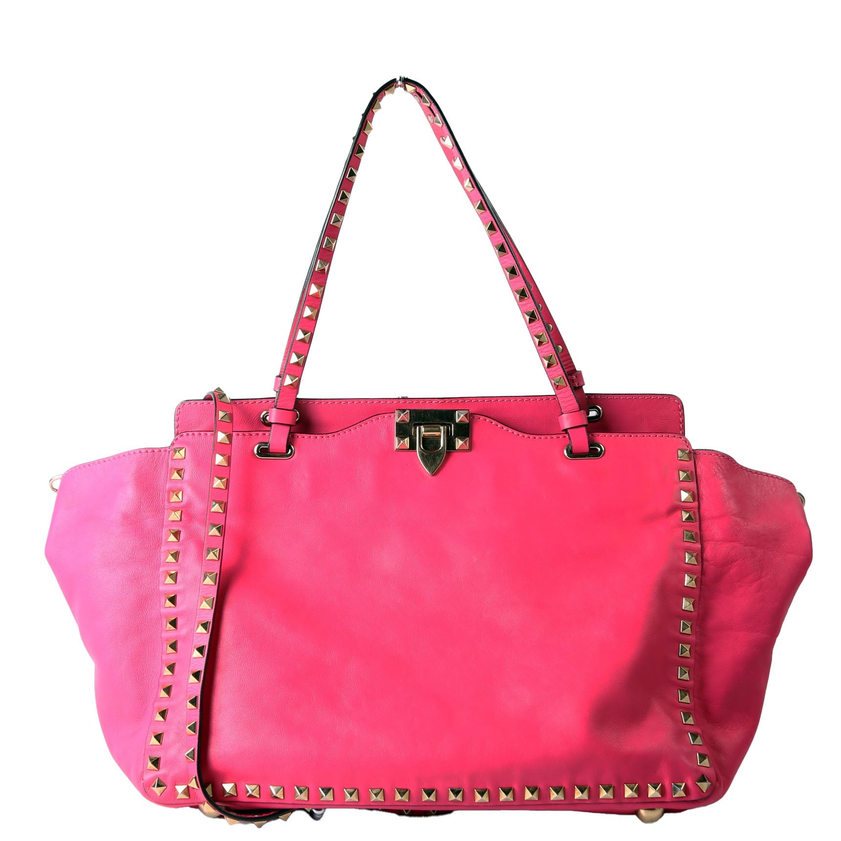 Rockstud Tote Medium Pink