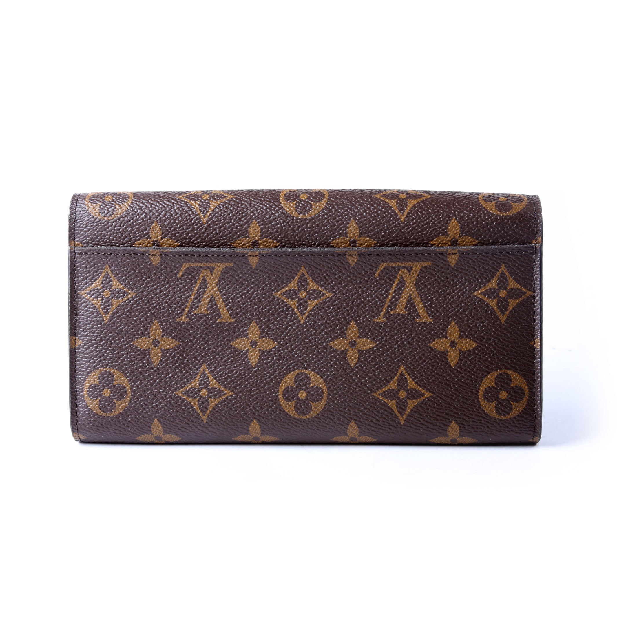 Sarah Wallet Monogram Newer Brown